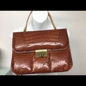 Vintage Genuine Alligator bag
